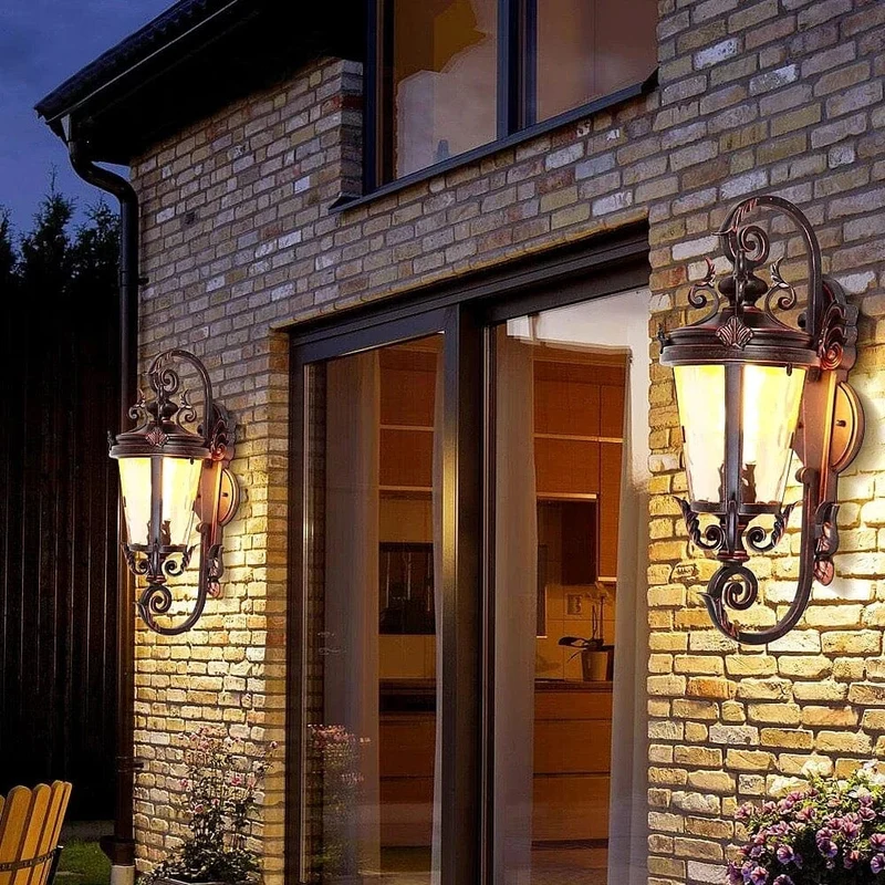 Euroselle Royal Courtyard Lamp Outdoor Wall Light Fixture