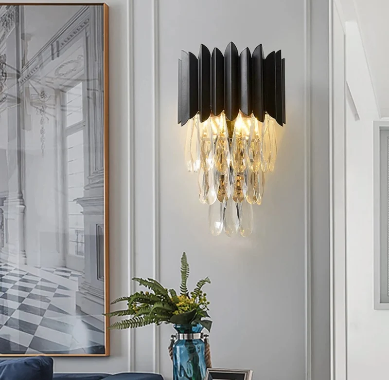 Serena Crystal Wall Lamps From Euroselle Home Lighting