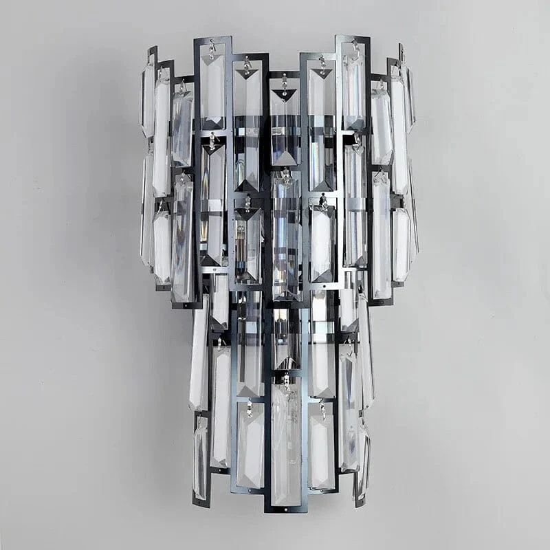 Shanice K9 Crystal Wall Lamp by Euroselle for Living Rooms and Bedrooms