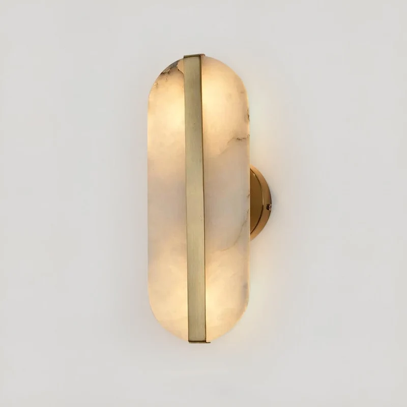 Euroselle Seren Alabaster Wall Lamp For Modern Homes