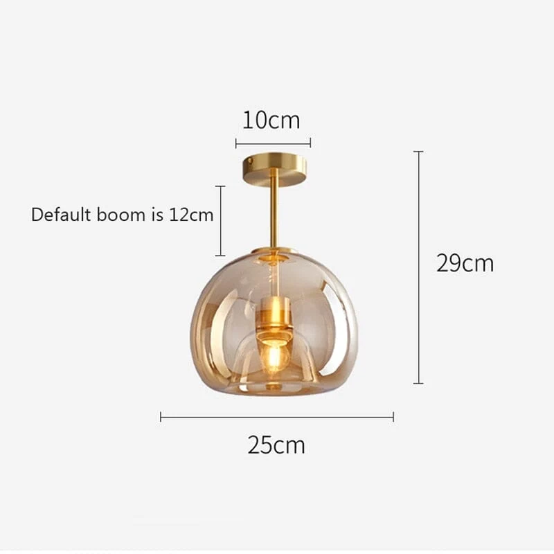 Saturn Globular Glass Wall Lamp By Euroselle Modern Home Lighting