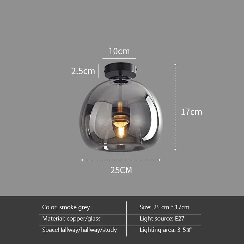 Saturn Globular Glass Wall Lamp By Euroselle Modern Home Lighting