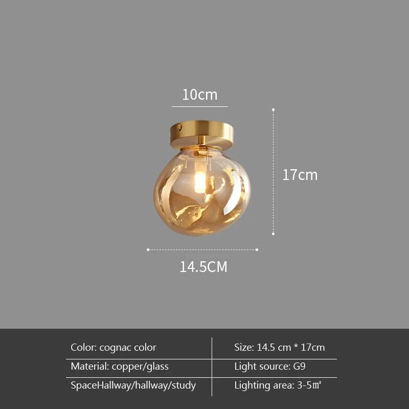 Saturn Globular Glass Wall Lamp By Euroselle Modern Home Lighting