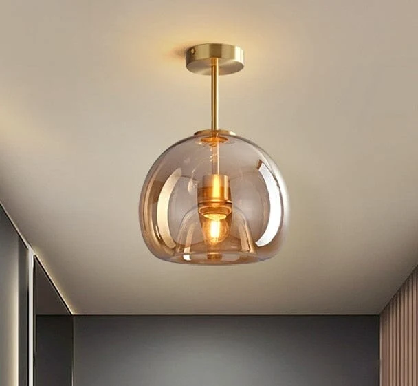 Saturn Globular Glass Wall Lamp By Euroselle Modern Home Lighting
