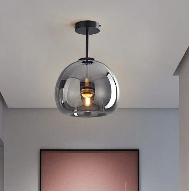 Saturn Globular Glass Wall Lamp By Euroselle Modern Home Lighting