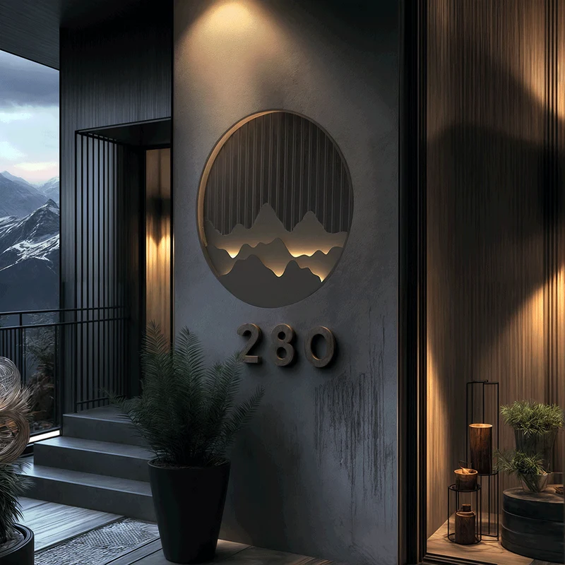 Takeshi Wall Lamp Euroselle Waterproof 6W Outdoor IP55 LED