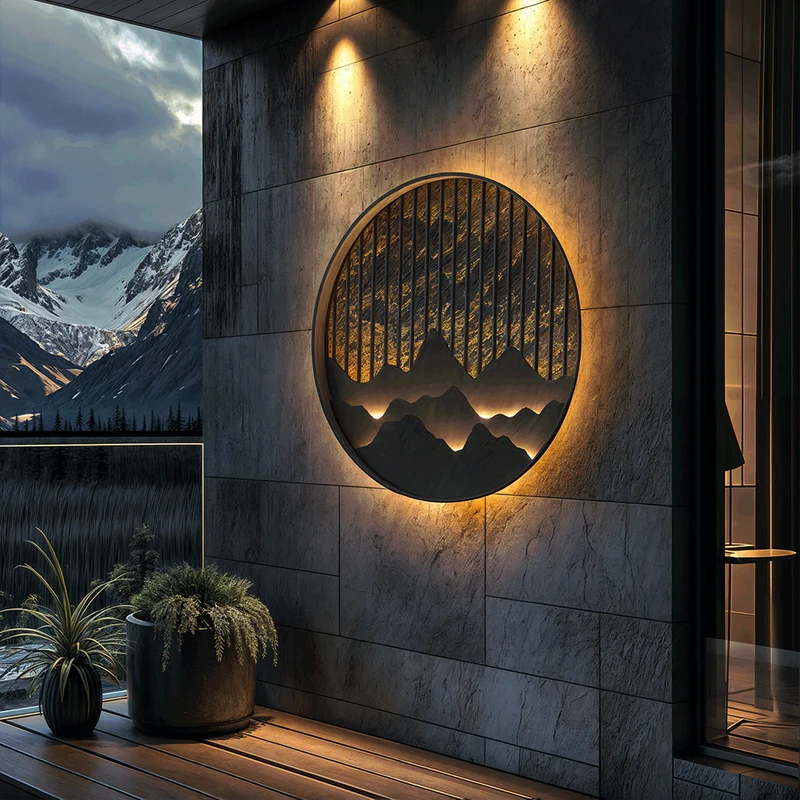 Takeshi Wall Lamp Euroselle Waterproof 6W Outdoor IP55 LED