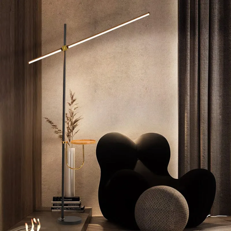 Euroselle Royal Linear Floor Lamp With Modern Minimalist Design