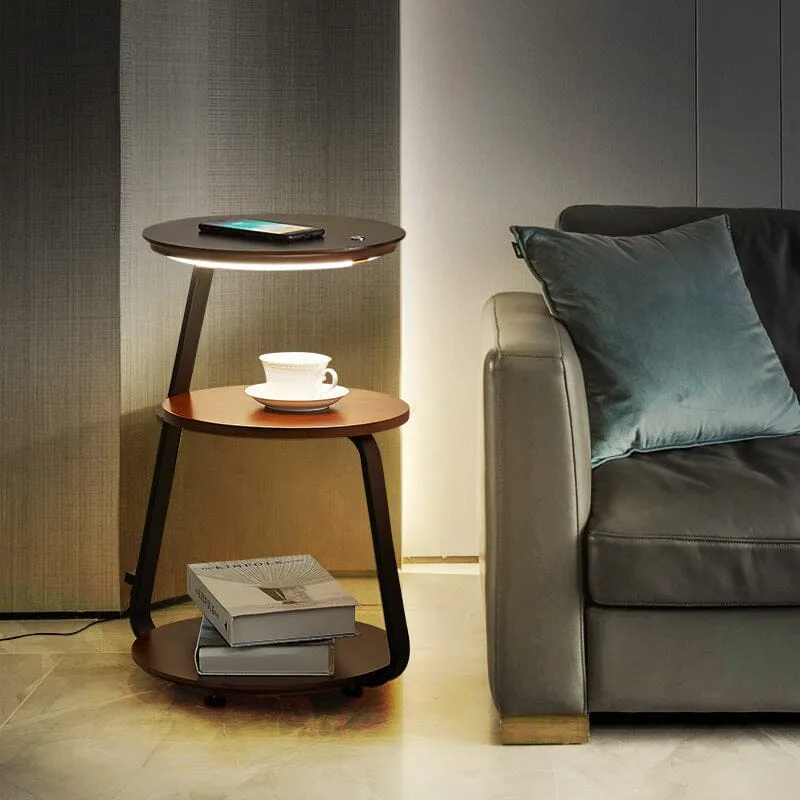 Sven Chestnut Table Lamp Minimalist Modern Design by Euroselle