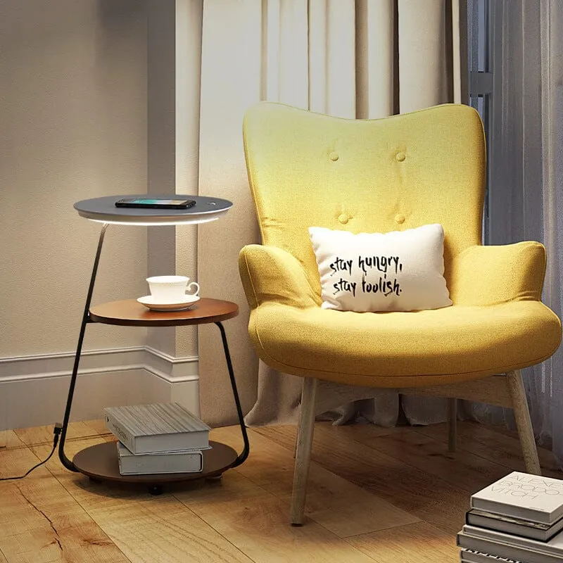 Sven Chestnut Table Lamp Minimalist Modern Design by Euroselle