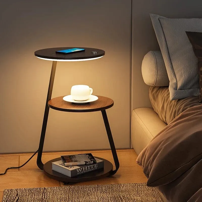 Sven Chestnut Table Lamp Minimalist Modern Design by Euroselle