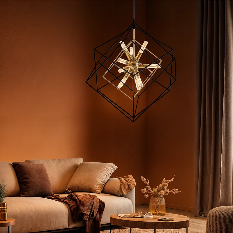 The Cube Vintage Lamp From Euroselle Lighting Brand