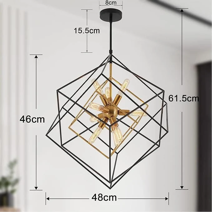The Cube Vintage Lamp From Euroselle Lighting Brand
