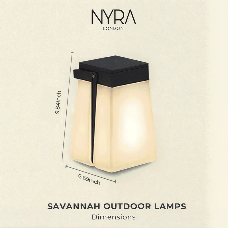 Euroselle Savannah Outdoor Lamps For Nordic Style Garden Lighting