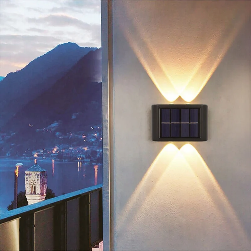 Saki Solar Wall Lamp By Euroselle For Outdoor Lighting