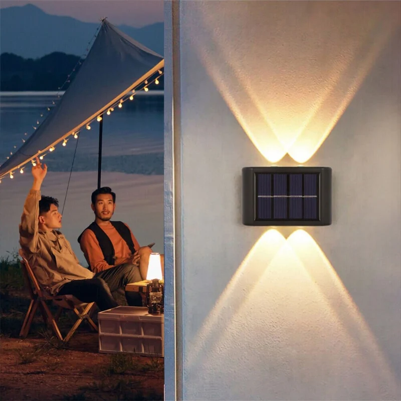 Saki Solar Wall Lamp By Euroselle For Outdoor Lighting