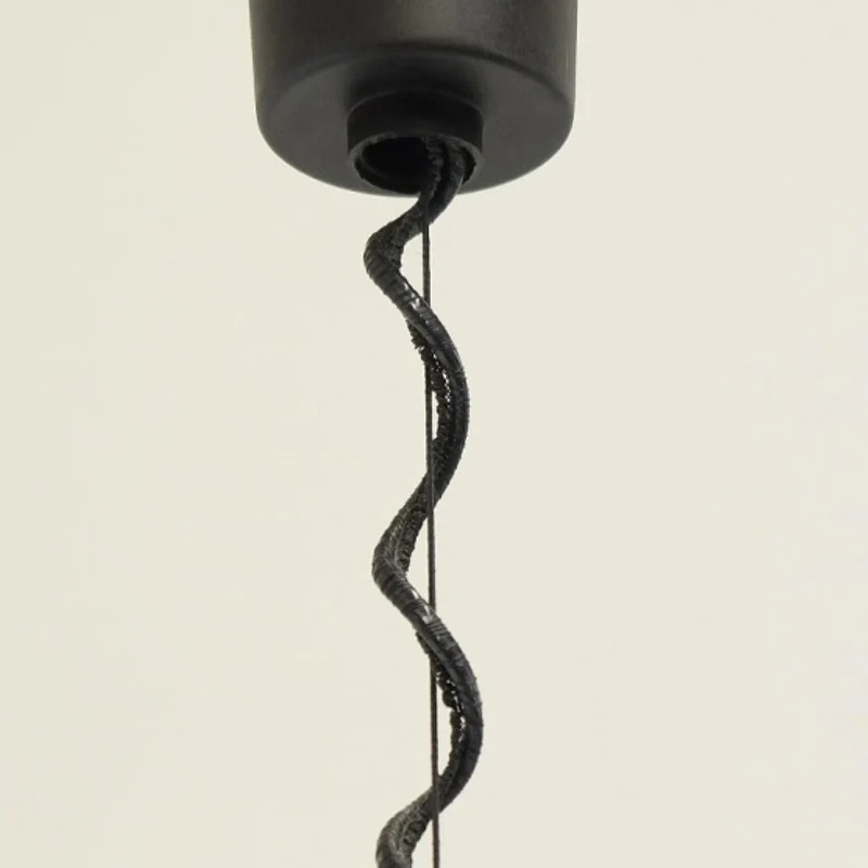 Futuristische Vintage Pendelleuchte aus Metall - Skandinavisches Design der 1980er - DesignWe.Love