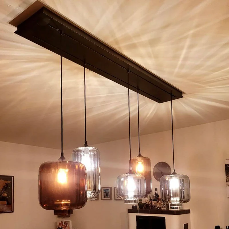 s.luce Velo Esszimmerleuchte 8-flammig 200cm 3-reihig Ø 25cm