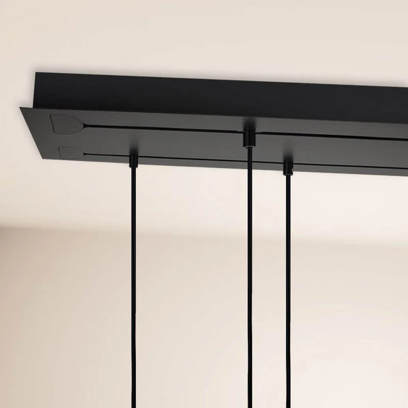 s.luce Velo Esszimmerleuchte 8-flammig 200cm 3-reihig Ø 25cm