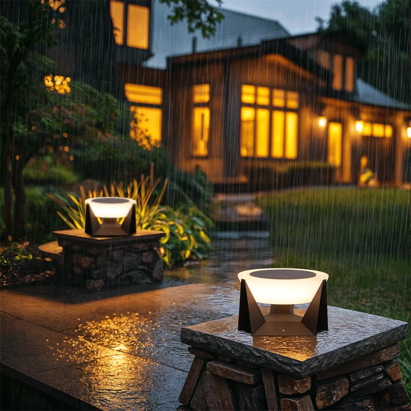 Warwick Outdoor Porch Lamp Euroselle Solar Powered Nordic Style