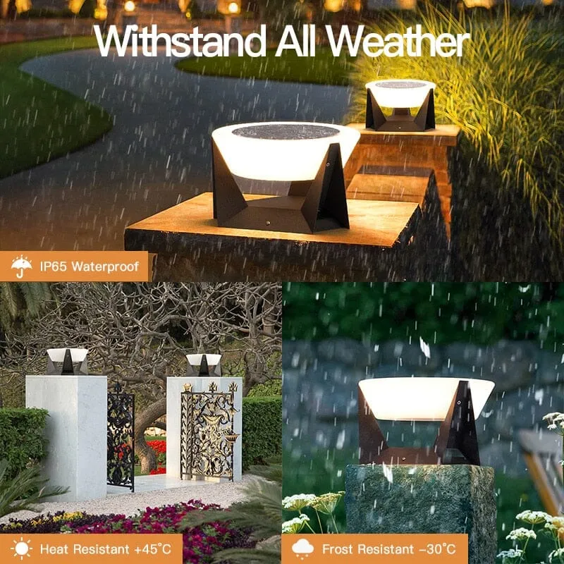 Warwick Outdoor Porch Lamp Euroselle Solar Powered Nordic Style
