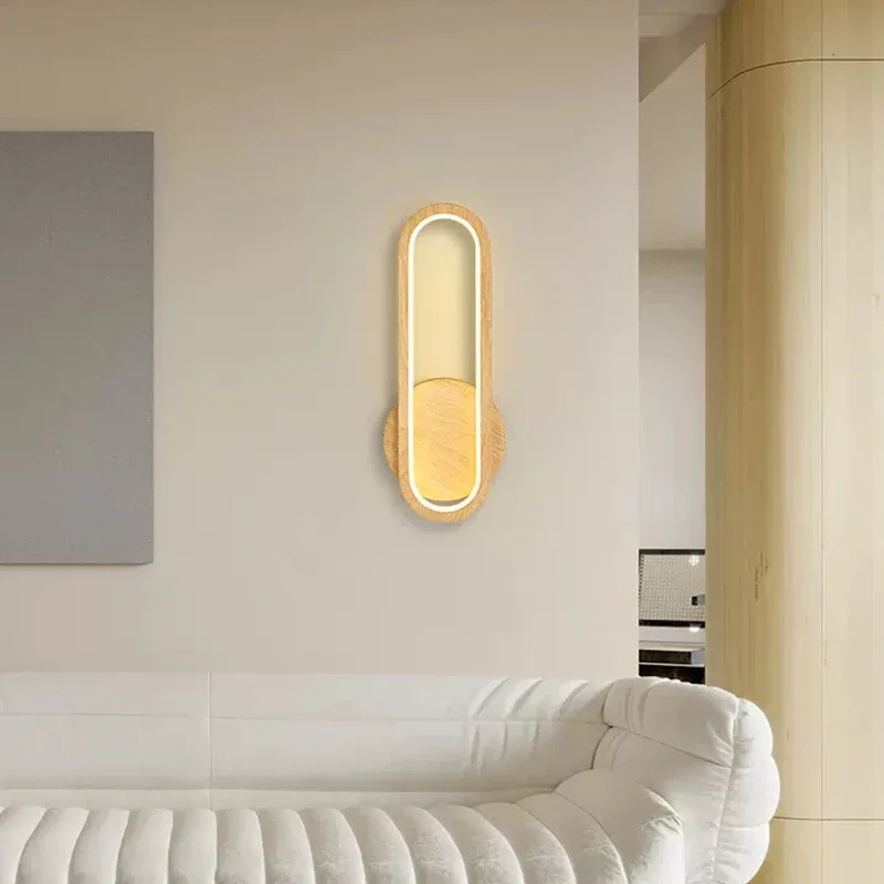 Rosie Wooden Wall Lamp Euroselle