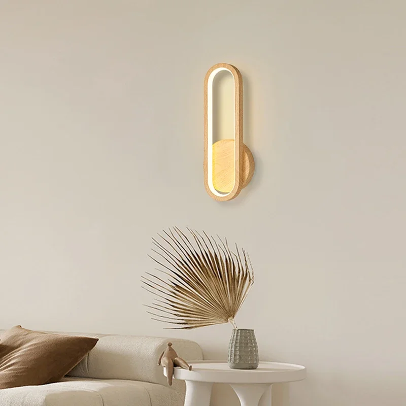 Rosie Wooden Wall Lamp Euroselle