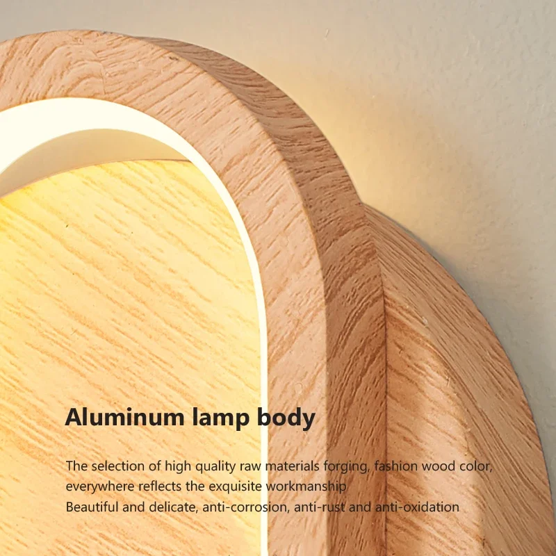 Rosie Wooden Wall Lamp Euroselle