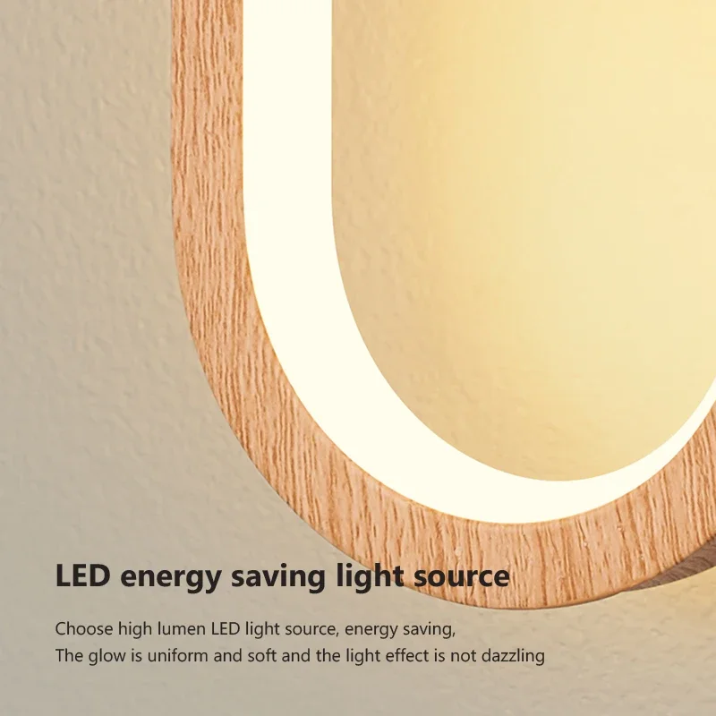 Rosie Wooden Wall Lamp Euroselle