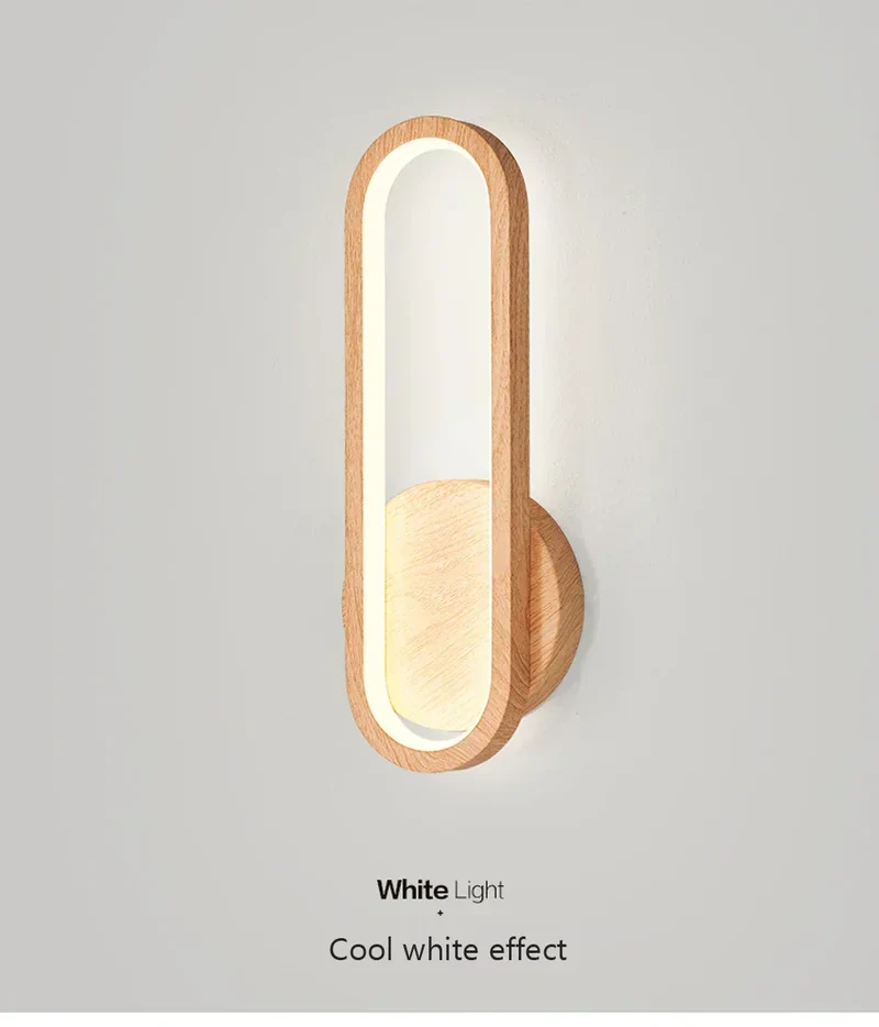 Rosie Wooden Wall Lamp Euroselle