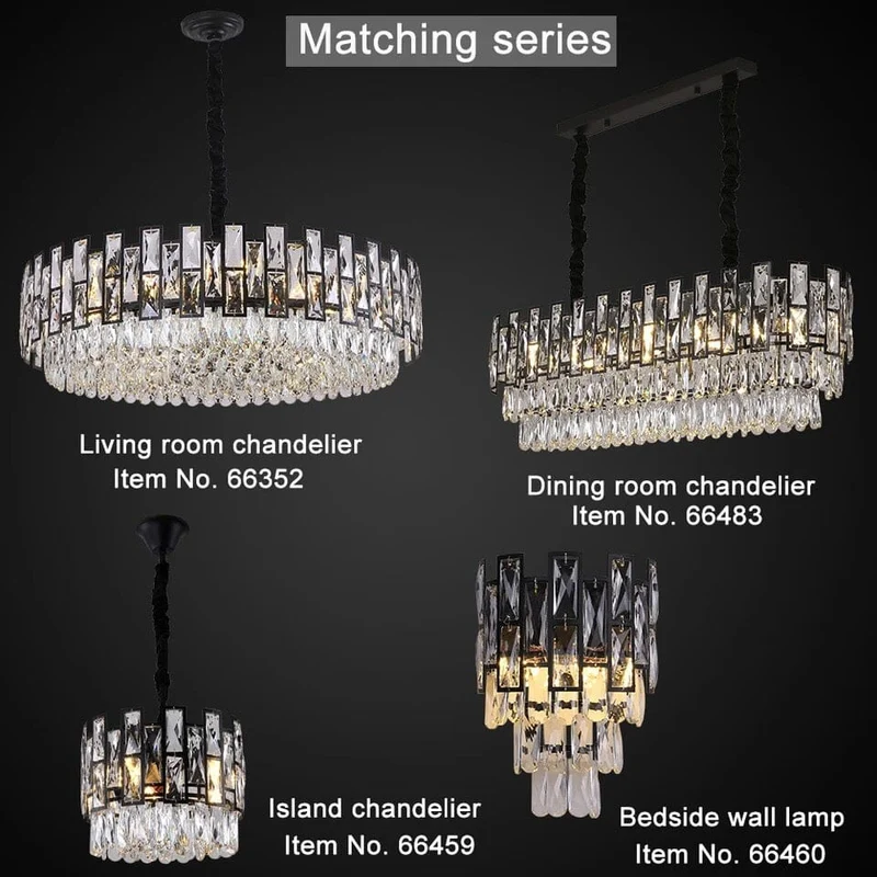 Euroselle Rochelle Crystal Wall Lamps Elegant Contemporary Design