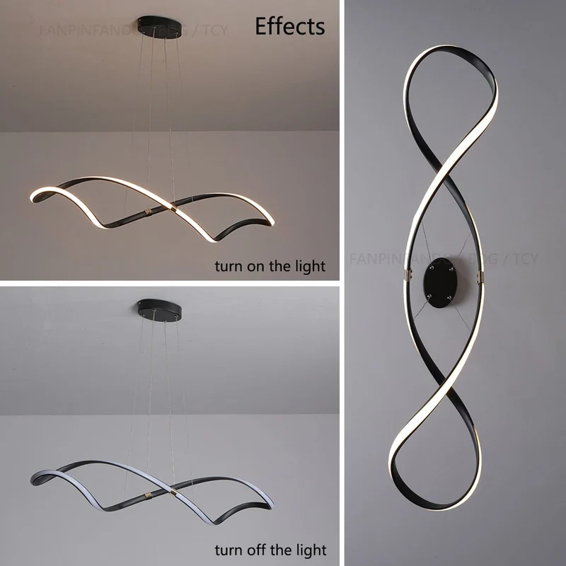 Rochelle Spiral Lamp By Euroselle Modern Scandinavian Light Fixture