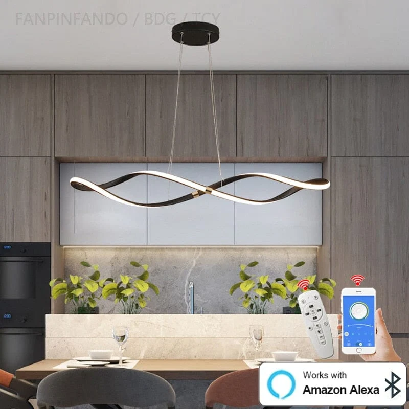 Rochelle Spiral Lamp By Euroselle Modern Scandinavian Light Fixture