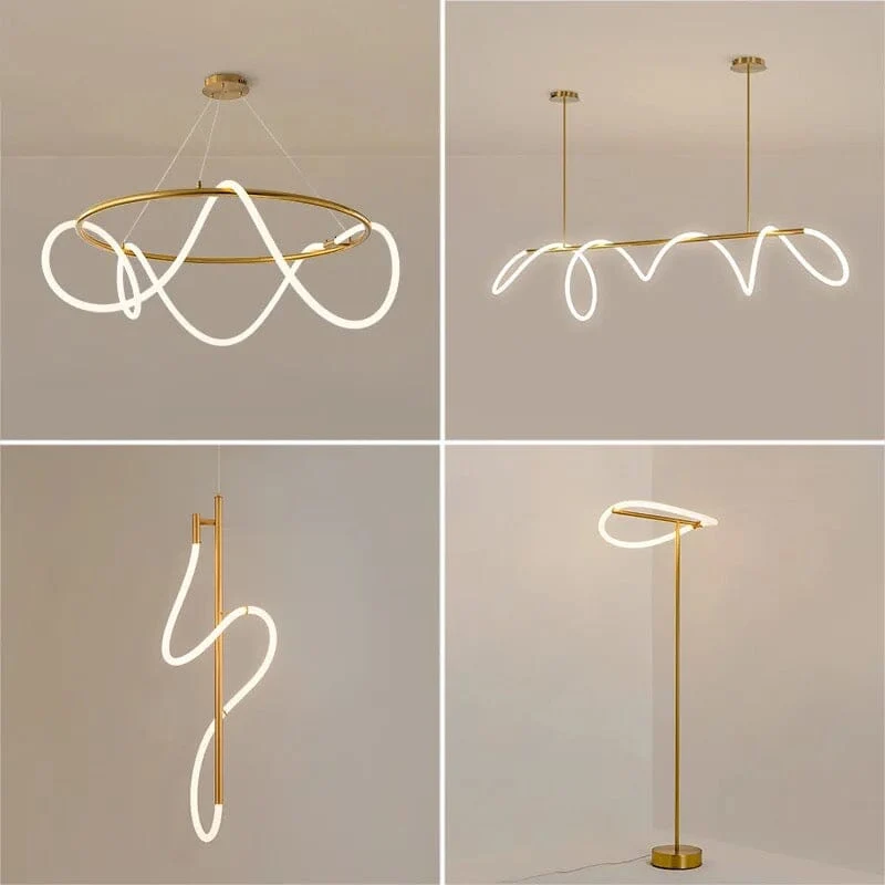 Soran Swirl Lamp Collection By Euroselle For Elegant Home Illumination