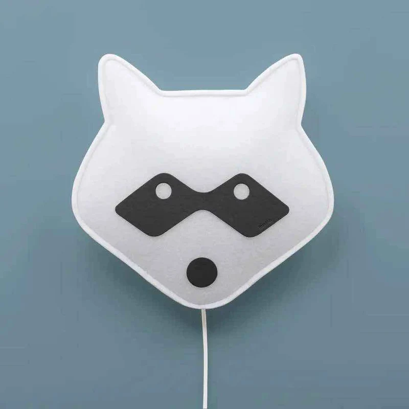 Wandlampe Kinderzimmer Waschbär