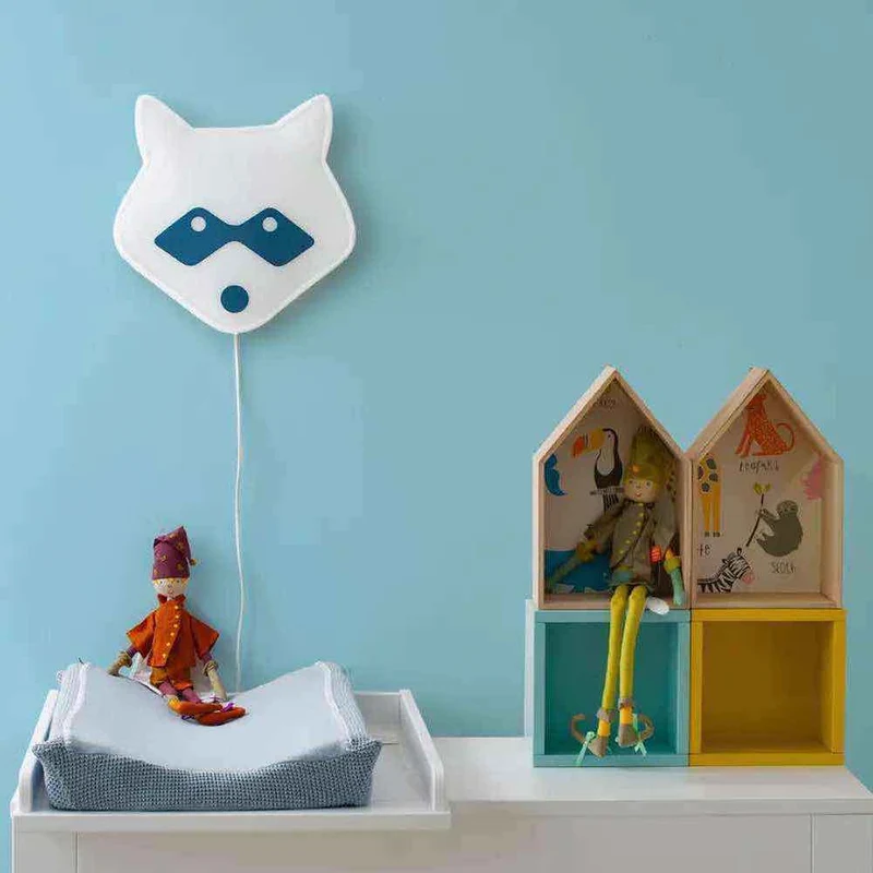 Wandlampe Kinderzimmer Waschbär