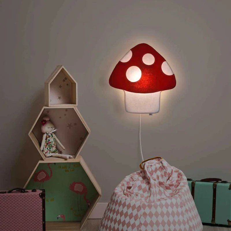 Kinderzimmer Wandlampe Pilz