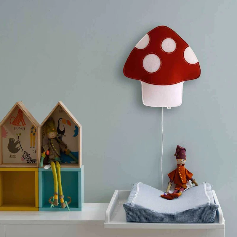 Kinderzimmer Wandlampe Pilz