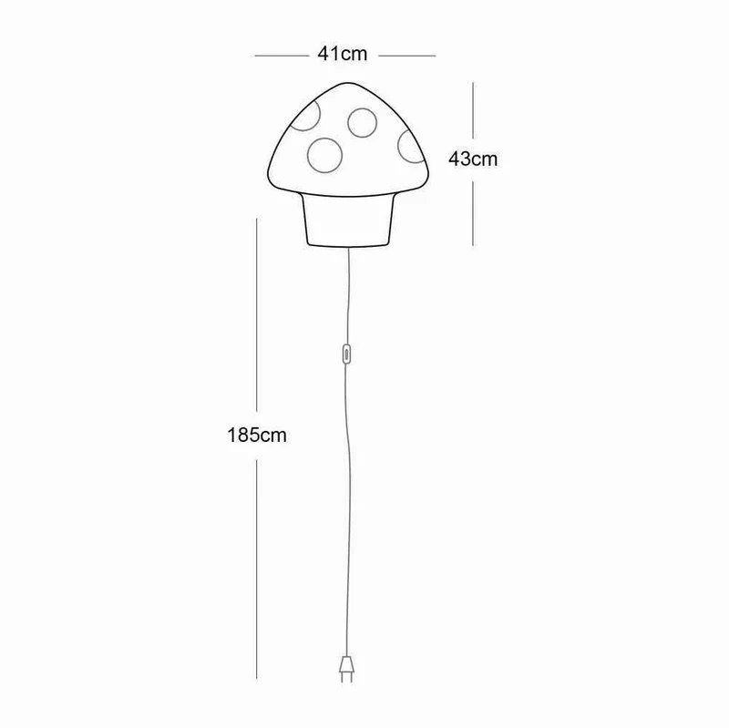 Kinderzimmer Wandlampe Pilz