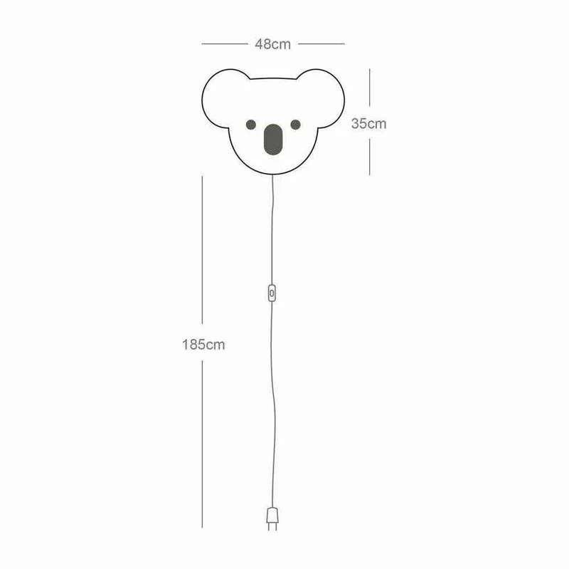 Wandlampe Kinderzimmer Koala