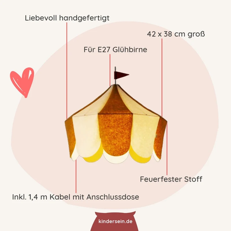 Kinderzimmer Pendelleuchte Zirkus