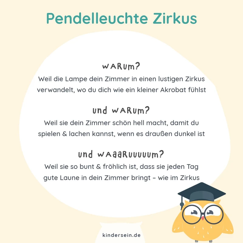Kinderzimmer Pendelleuchte Zirkus