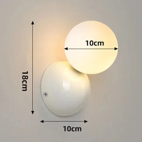 Revival Cream Wall Lamp By Euroselle, Retro Frosted Glass Sconce