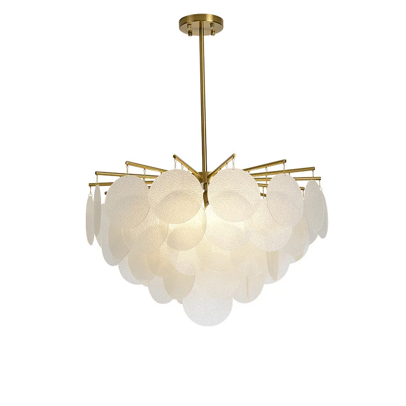 Elegant Victoria Frosted Glass Pendant Lamp by Euroselle