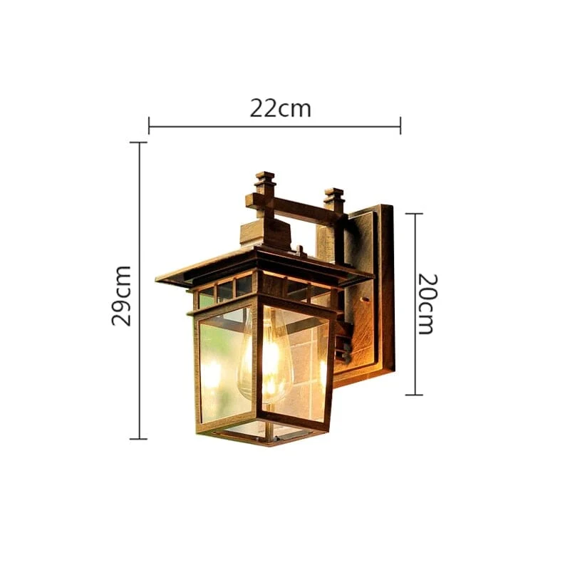 Euroselle Retro Outdoor Yates Wall Lamp Timeless Exterior Fixture