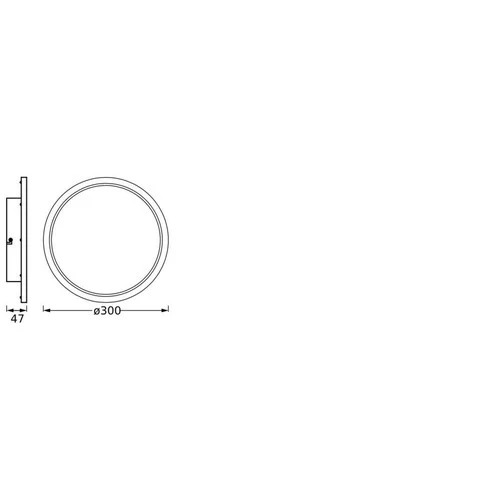 LEDVANCE ORBIS DISC Badezimmerleuchte, Chrom, 18W, 2200lm