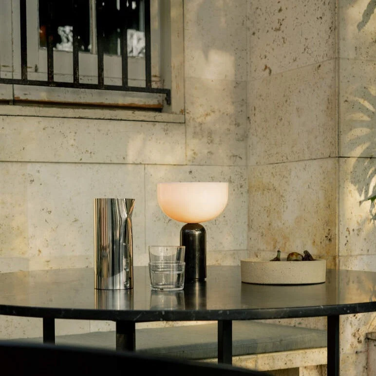 Raja Marble Table Lamp With Luxurious Marble Base By Euroselle
