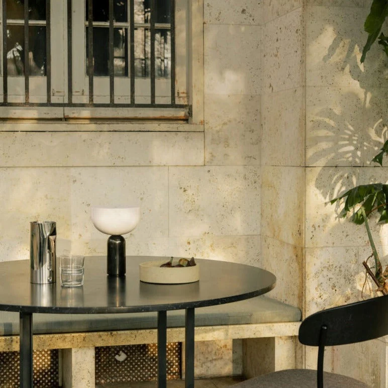 Raja Marble Table Lamp With Luxurious Marble Base By Euroselle