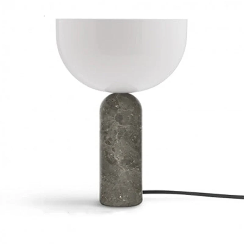 Raja Marble Table Lamp With Luxurious Marble Base By Euroselle