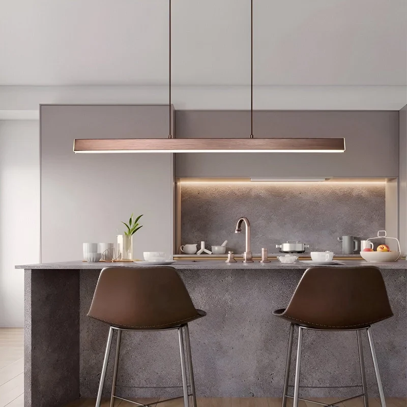 Lumera Modern LED Pendant Light for Dining Tables Aluminum by Euroselle
